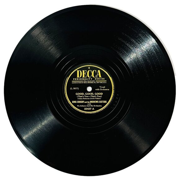 Bing Crosby & Andrews Sisters Along The Navajo... / Good, Good, Good 23437 Decca - Picture 1 of 4